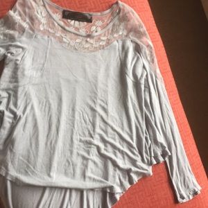 Free People top- sheer at top